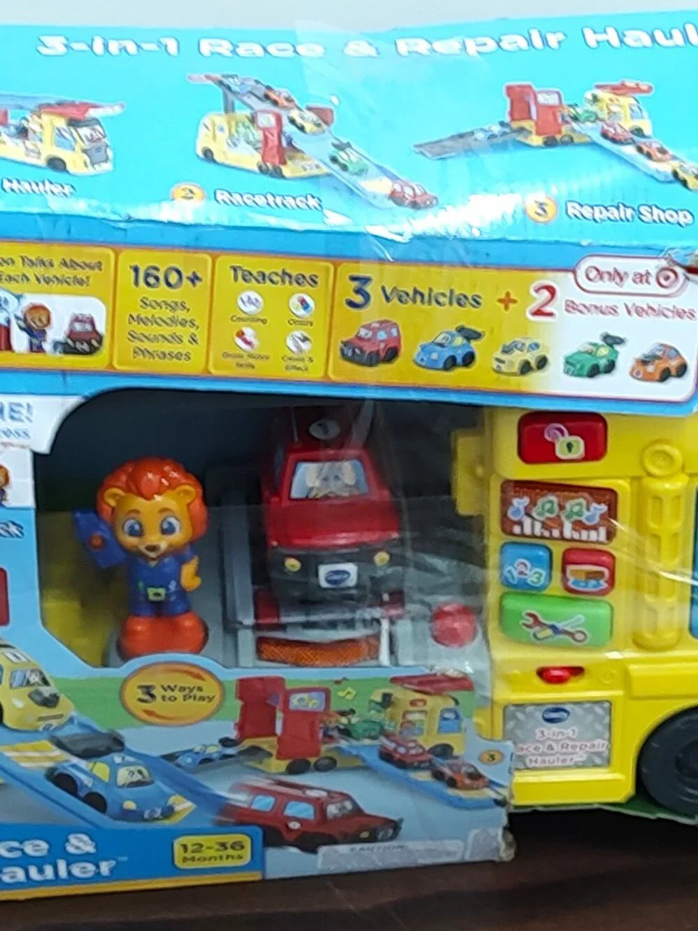 LPN - VTech 3-in-1 Race & Repair Hauler Toy Truck
